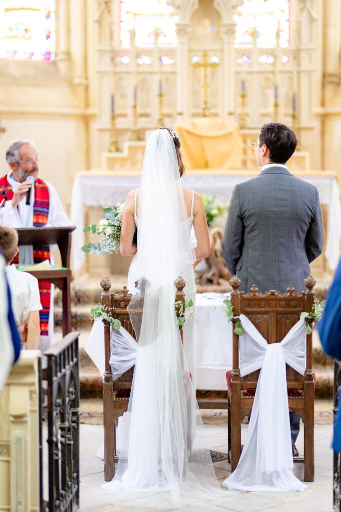 photographie mariage robe eglise